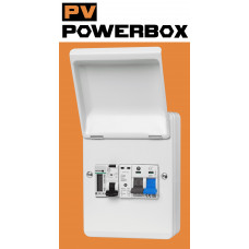 *PV POWERBOX - IP40 Metal Solar / EV Consumer Unit with Import/Export Meter, RCBO and SPD